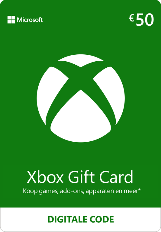 Carte cadeau Xbox 50€