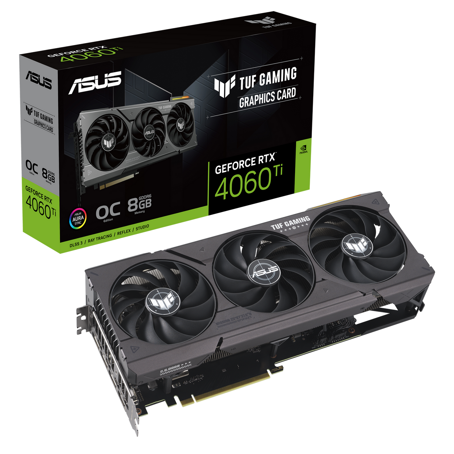 ASUS TUF Gaming GeForce RTX 4060 Ti OC Edition 8GB GDDR6