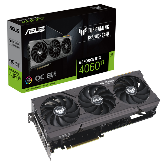 ASUS TUF Gaming GeForce RTX 4060 Ti OC Edition 8GB GDDR6