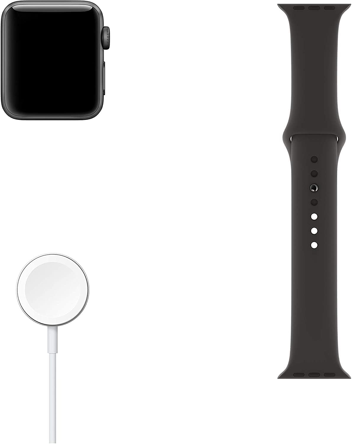 Apple Watch Series 3 (GPS, 42 mm) Space Gray -  Boîtier En Aluminium