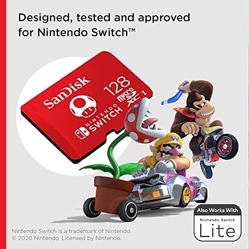 Carte microSDXC SanDisk 128 GB – Nintendo Switch