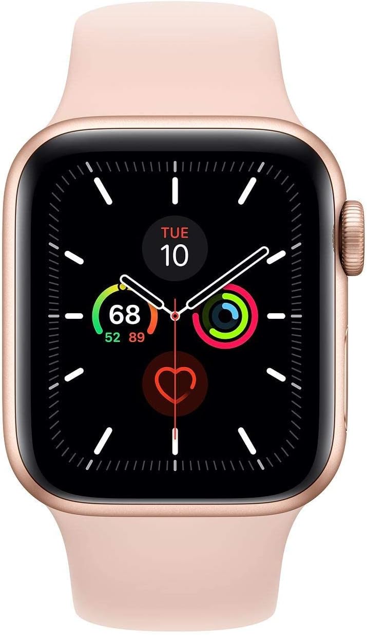 Apple Watch Series 4 (GPS, 40 mm) – Boîtier en Aluminium Doré - Bracelet Rose RA