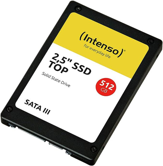 Intenso SSD Top Performance 512 Go 2,5" SATA III 550 Mo/s