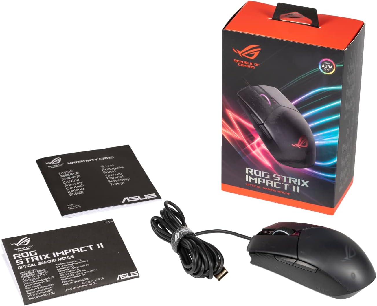 Asus ROG Strix Impact II Souris Gaming Aura Sync RGB