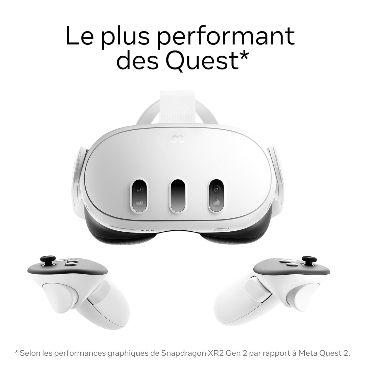 Meta Quest 3 128 Go - Casque VR pour la réalité mixte