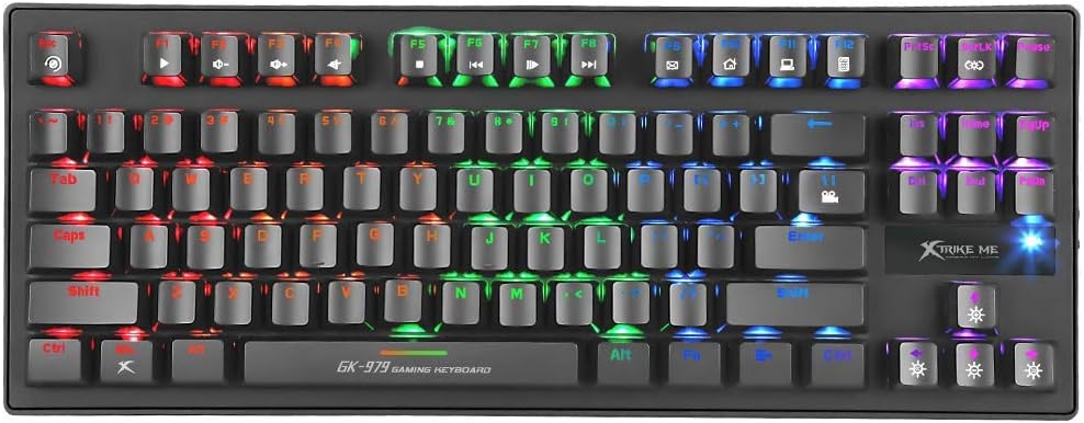 Clavier Gamer XTRIKE GK-979 Mécanique Rainbow