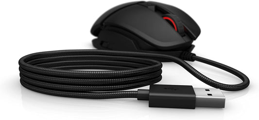 HP OMEN Reactor - Souris Gaming Noire  0,2 ms 6 Boutons Programmables 16 000 DPI RGB