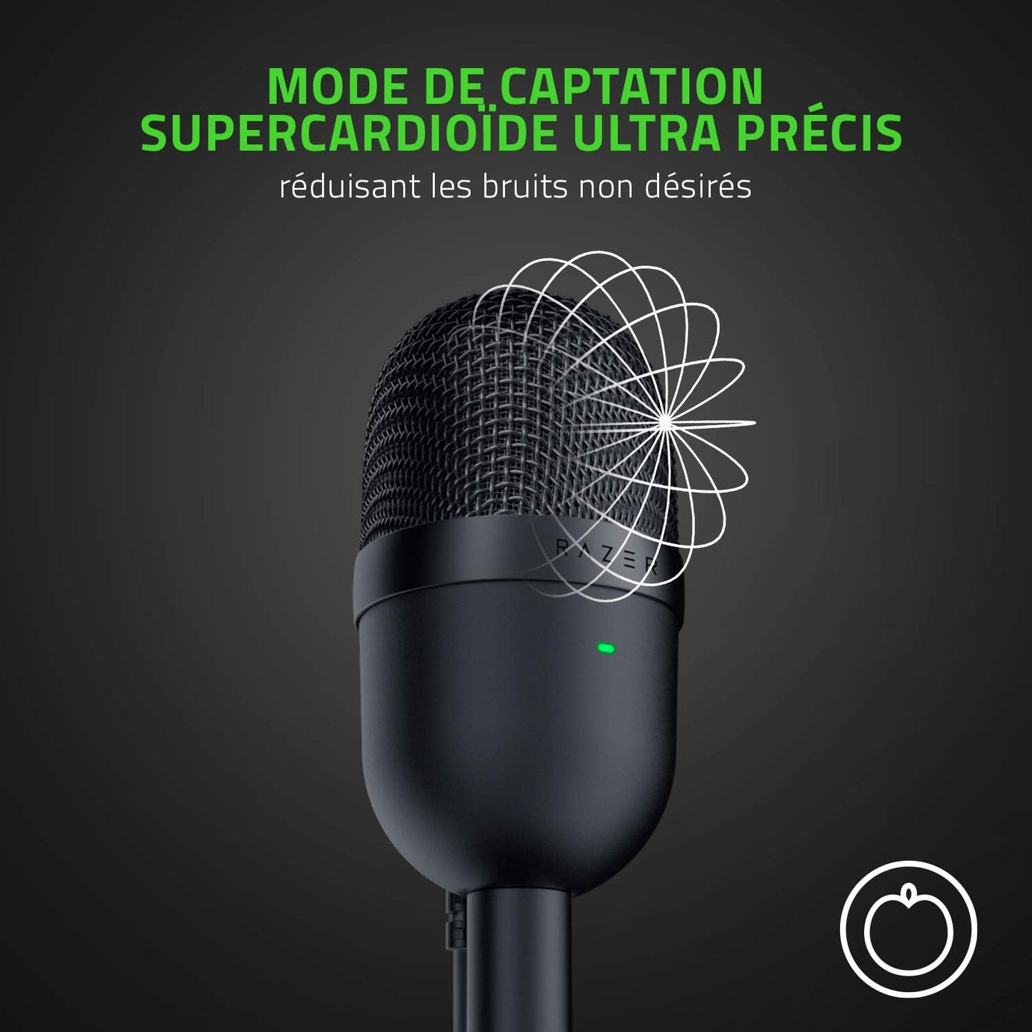 Razer Seiren Mini - Microphone à Condensateur USB | Noir