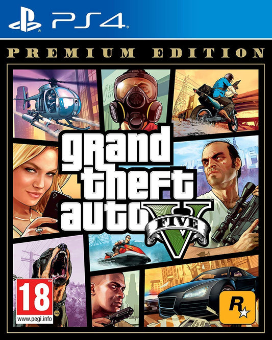 GTA V PS4 - Grand Theft Auto 5 - Playstation 4 - Edition Premium