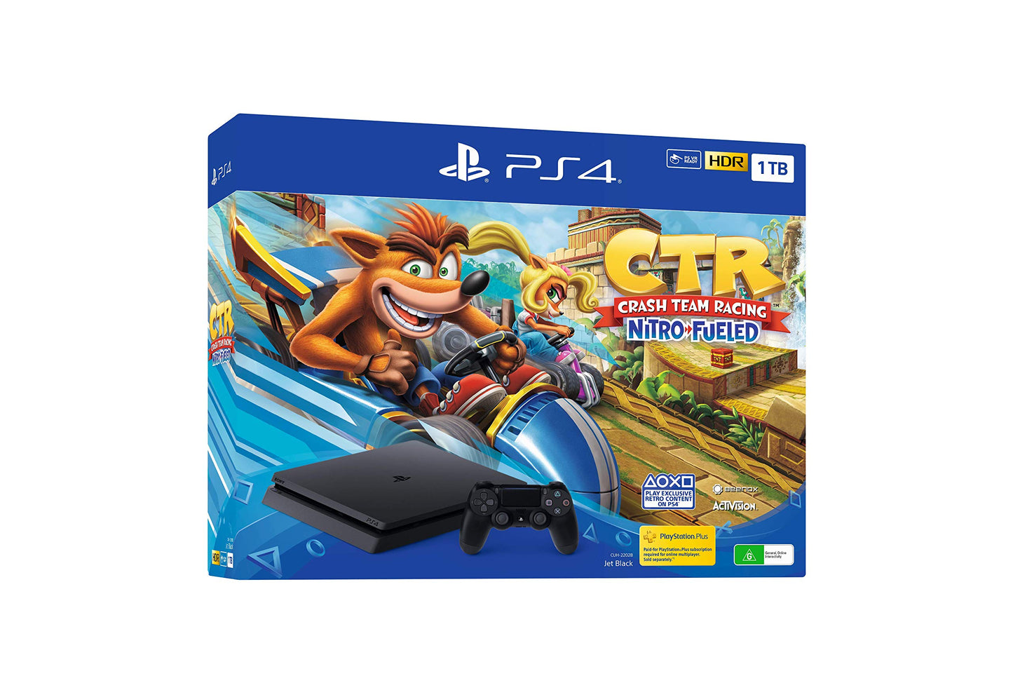 Console Sony PlayStation 4 Slim 1 To Pack Crash Team Racing  RA