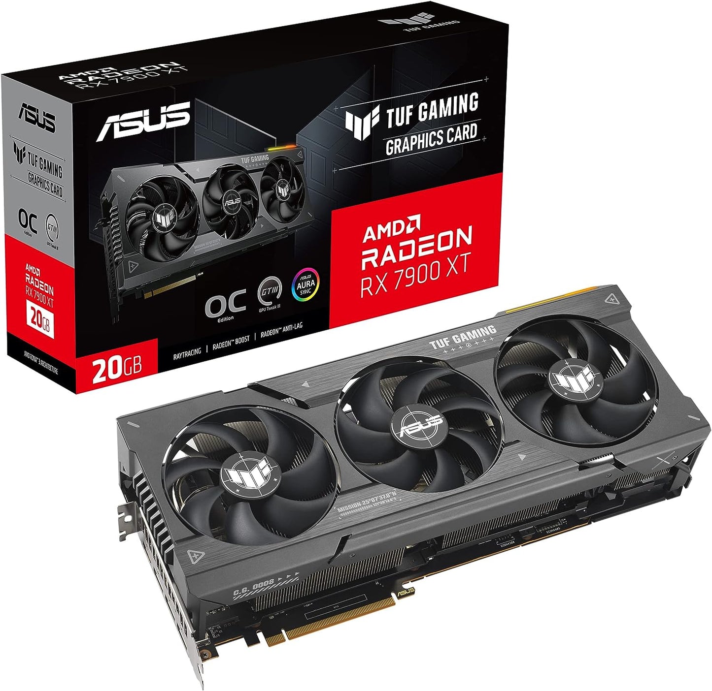 ASUS Radeon RX 7900 XT 20GB GDDR6 OC Edition TUF GAMING