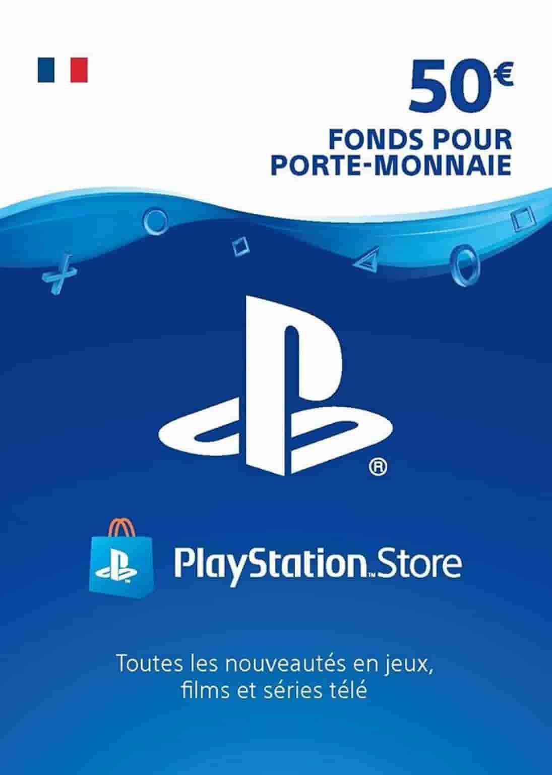 Carte PlayStation Store 50€ PSN