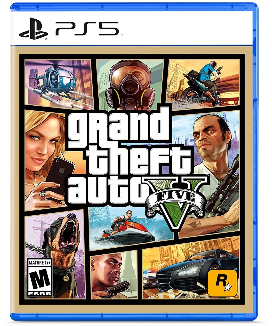 GTA V PS5 - Grand Theft Auto 5 - Playstation 5 - GTA Online