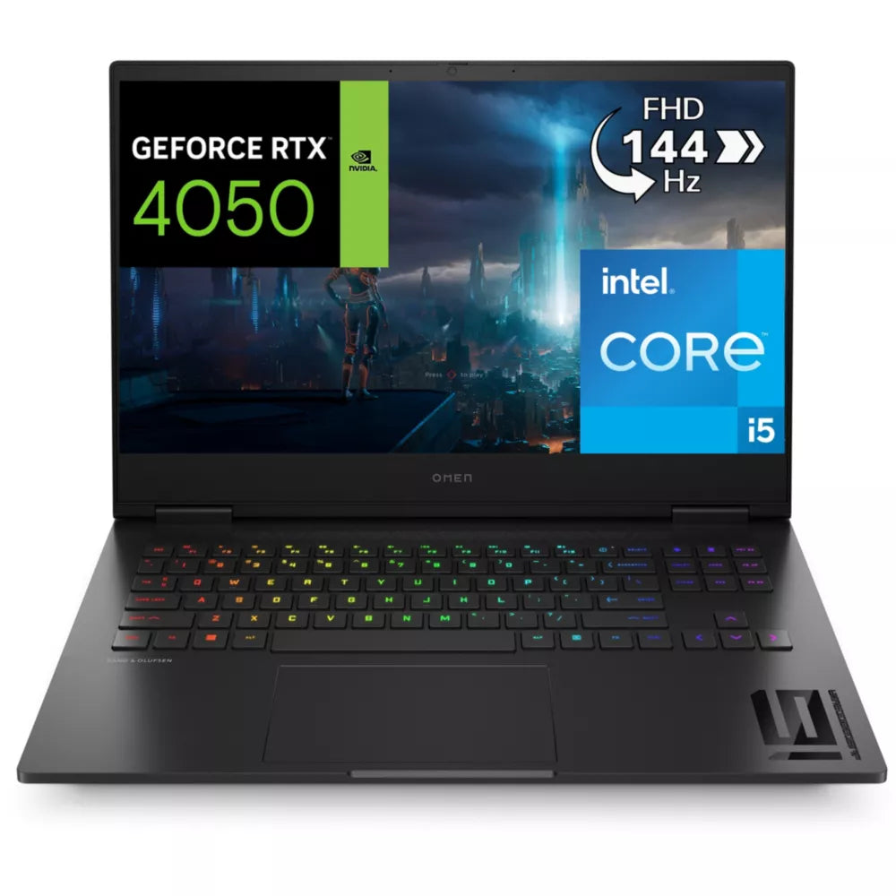 Hp Omen 16.1" 144Hz  i5 13420H RTX 4050 6Go GDDR6 16Go Ram 512 SSD 16-wd0039nf