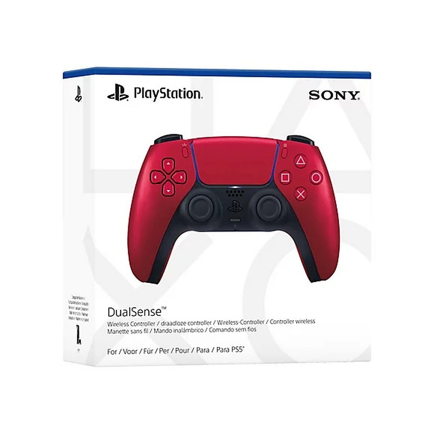 Manette Sans Fil Playstation 5 DualSense - Volcanic Red - Rouge