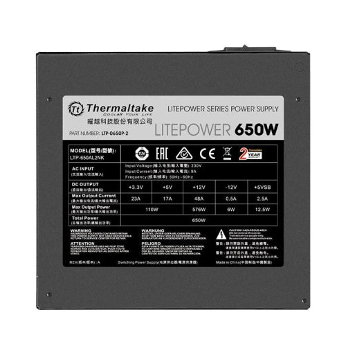 Alimentation Thermaltake LitePower 650W PSU