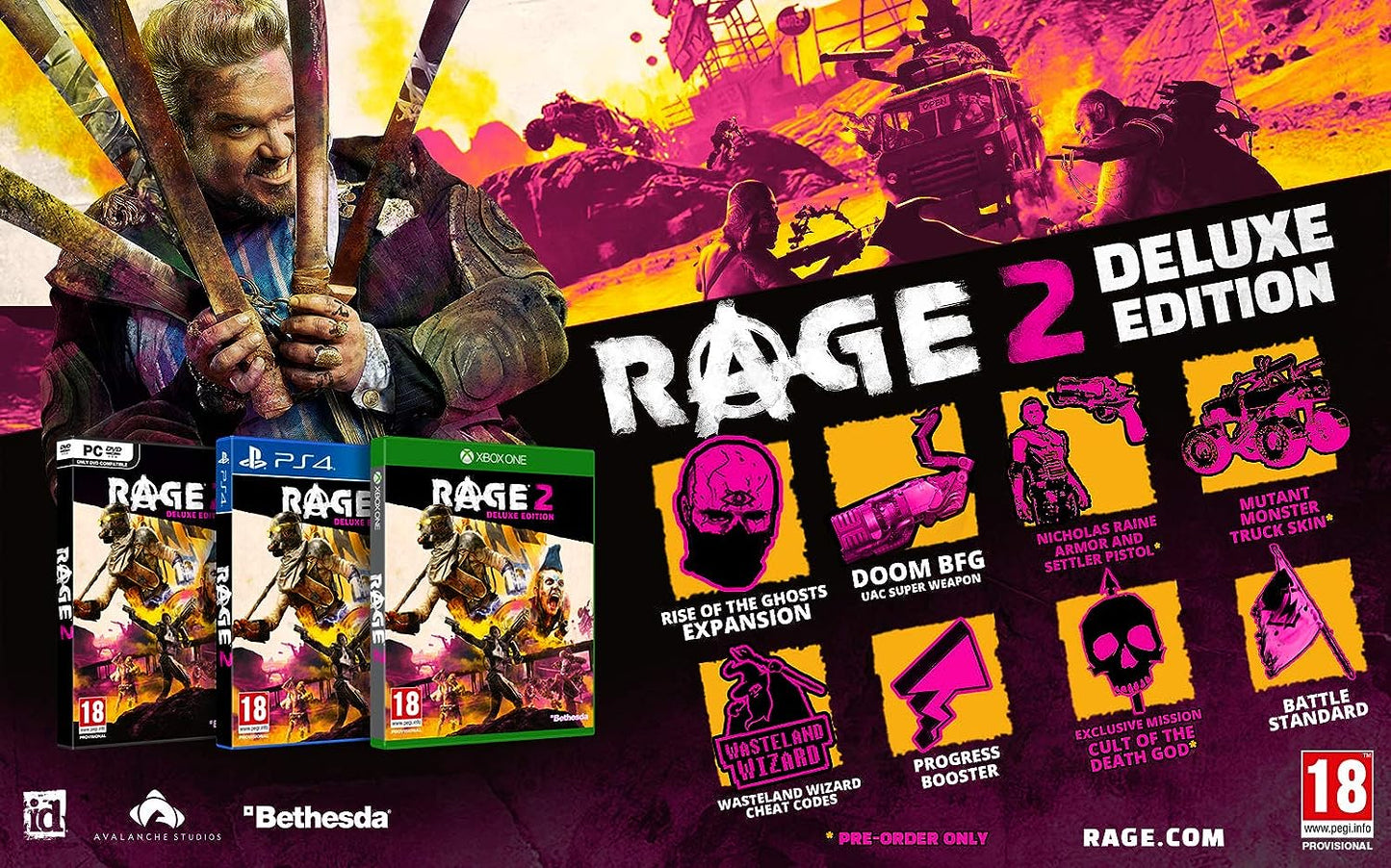 RAGE 2 Deluxe Edition - PlayStation 4