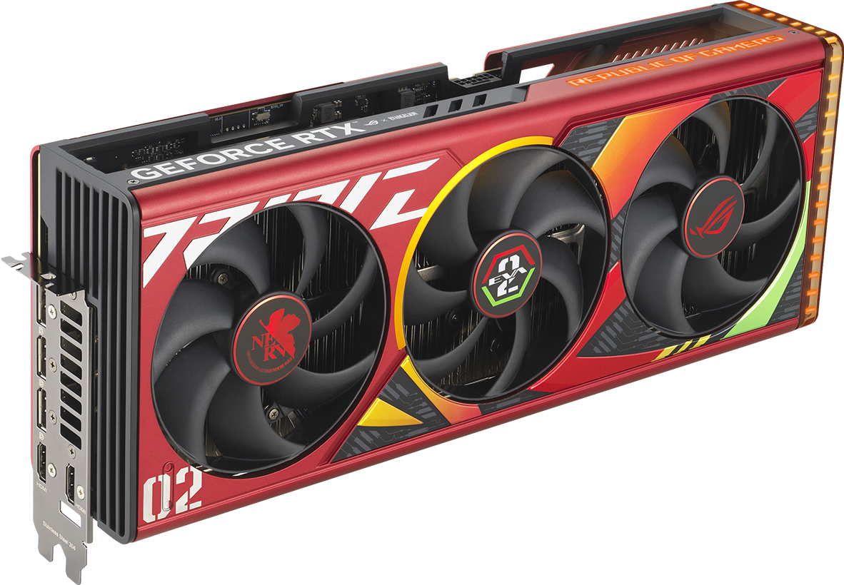 ROG Strix GeForce RTX 4090 24GB GDDR6X OC EVA-02 Édition EVANGELION Limitée