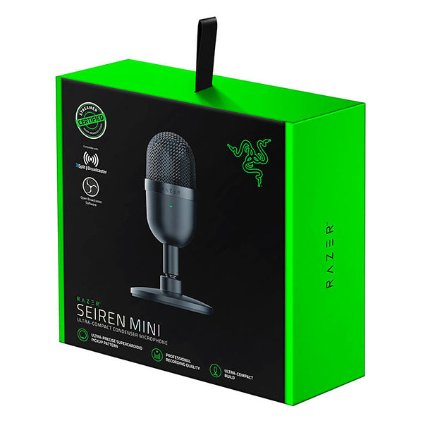 Razer Seiren Mini - Microphone à Condensateur USB | Noir