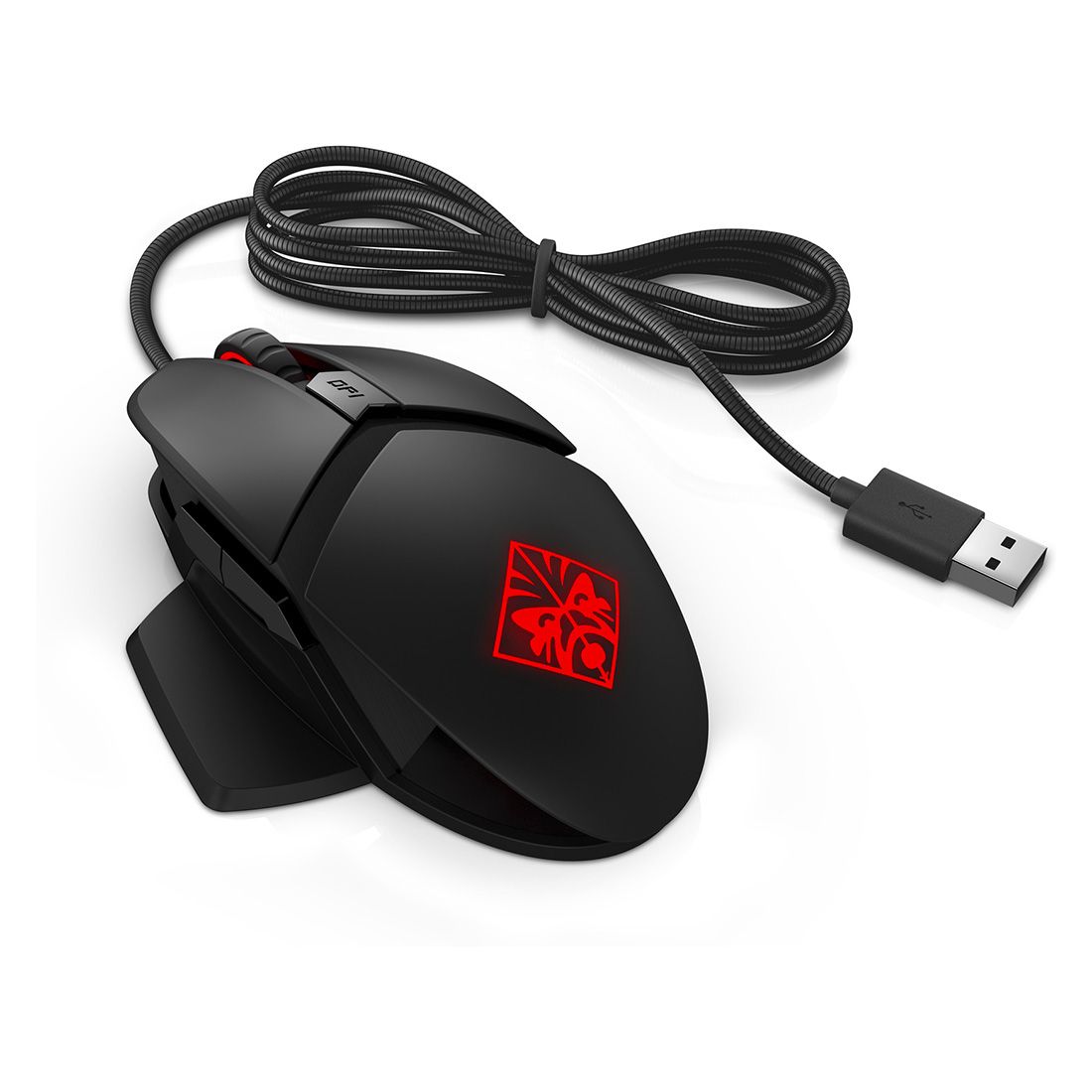 HP OMEN Reactor - Souris Gaming Noire  0,2 ms 6 Boutons Programmables 16 000 DPI RGB