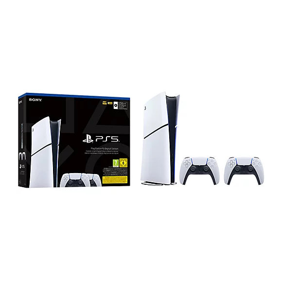 Console Sony PlayStation 5 Slim Digital - Pack Deux Manettes DualSense - Édition