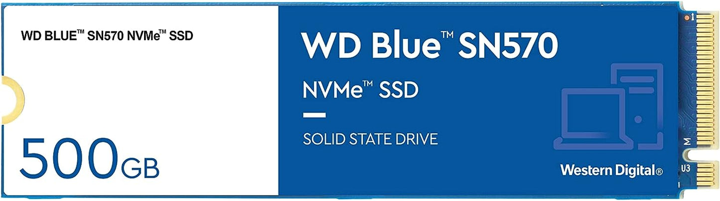 Western Digital Blue WD SN570 NVMe 500 Go 3500 Mo/s SSD PCIe