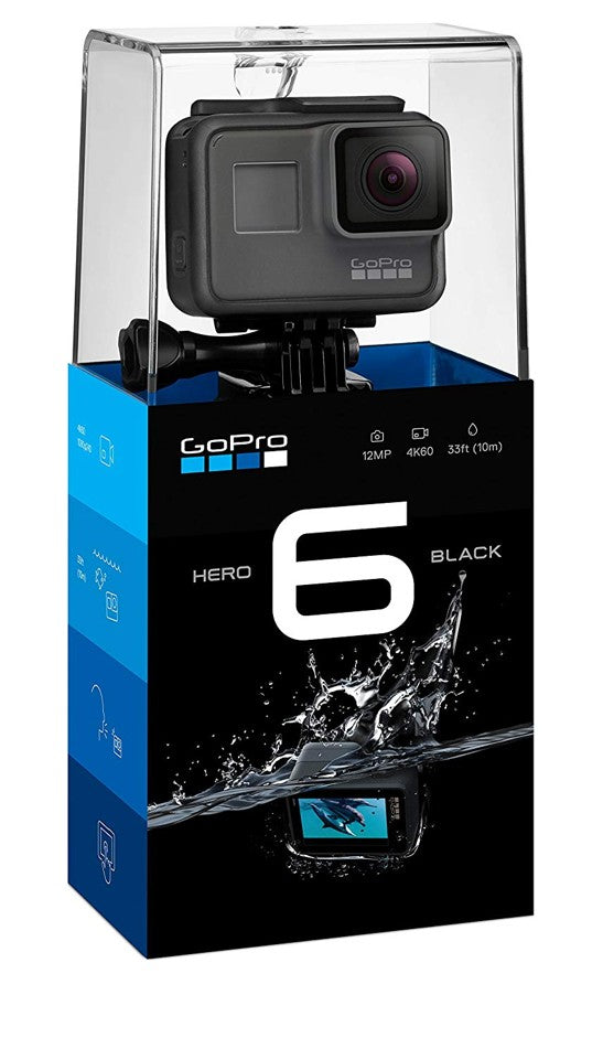 GoPro Hero 6 Black 4K + Pack batterie supplementaire - Caméra d'action RA