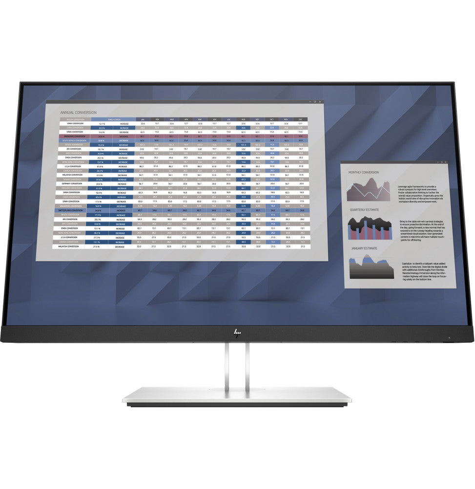 HP E27 G4 9VG71AS Moniteur 27″ FHD 60Hz UHD 5ms IPS SB