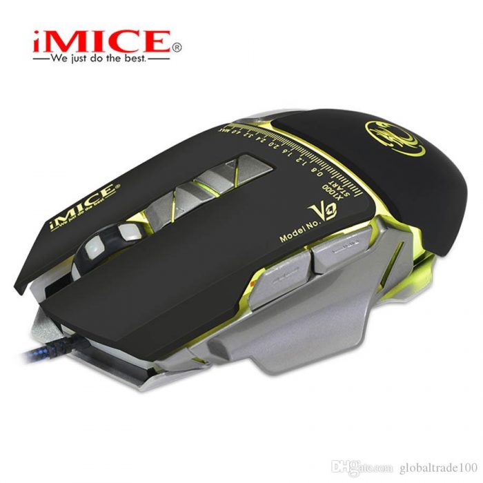 Souris iMICE V9 Gaming 7D 7 touches 2400 DPI LED