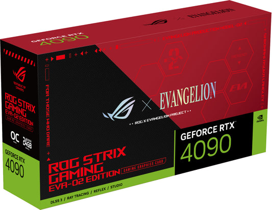 ROG Strix GeForce RTX 4090 24GB GDDR6X OC EVA-02 Édition EVANGELION Limitée