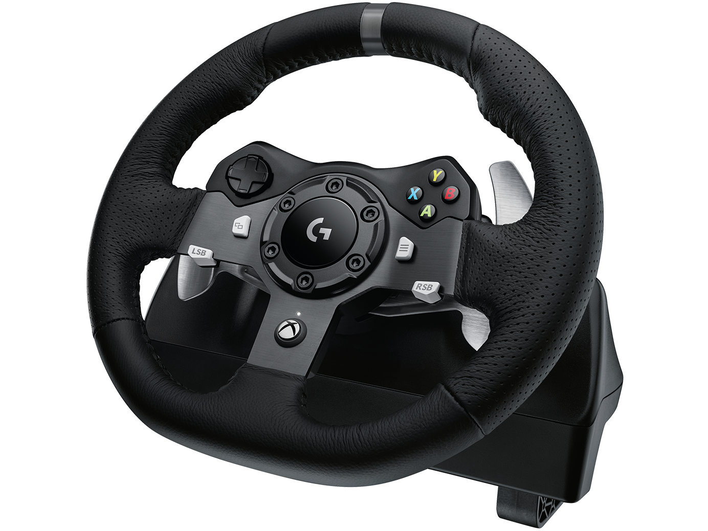 Logitech G920 Driving Force Volant de Course avec Pédales Xbox Series X|S, Xbox One, PC - Noir