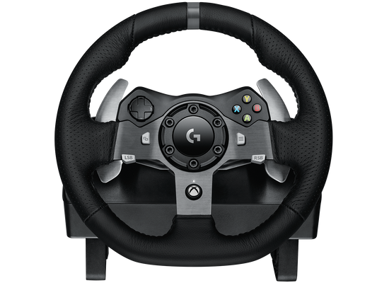 Logitech G920 Driving Force Volant de Course avec Pédales Xbox Series X|S, Xbox One, PC - Noir