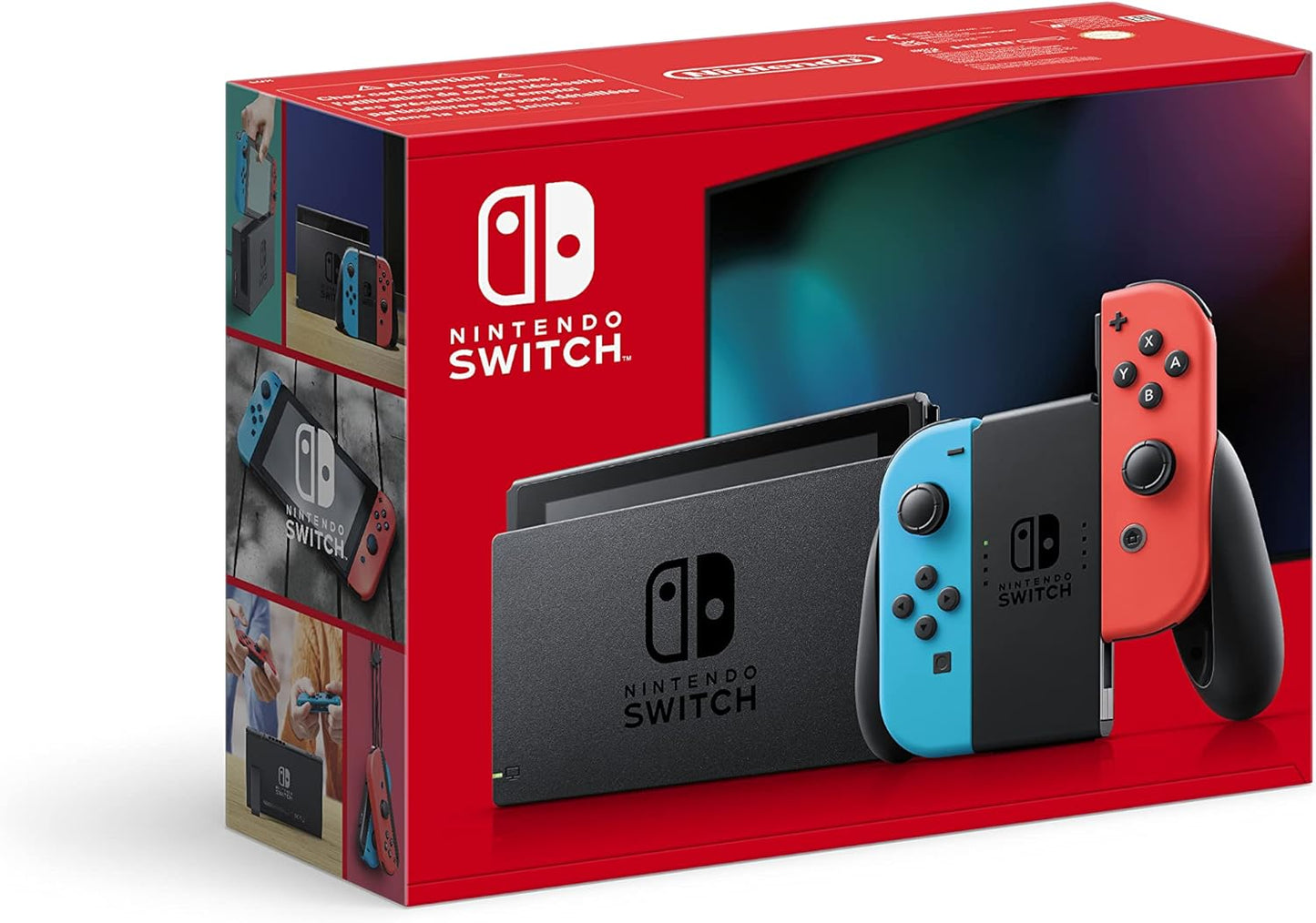 Console Nintendo Switch V2 Joy-Con Rouge et Bleu Néon