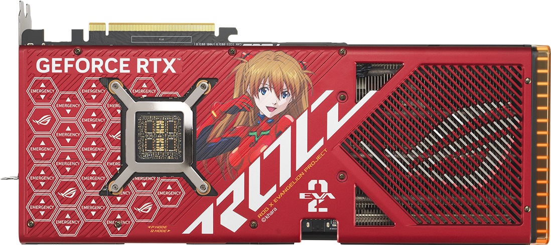 ROG Strix GeForce RTX 4090 24GB GDDR6X OC EVA-02 Édition EVANGELION Limitée