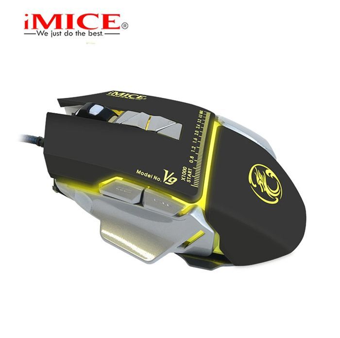 Souris iMICE V9 Gaming 7D 7 touches 2400 DPI LED